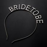 Hediye Bahçesi Gümüş Kaplama Kristal Taşlı Bride To Be Gelin Tacı