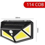 Hediye Bahçesi Hareket Sensörlü Bahçe Lambası 114 LED 3 Mod - Belirtilmemiş - Renkli