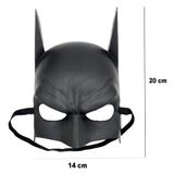 Hediye Bahçesi Siyah Çocuk Batman Maskesi Lastikli