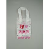 HEDİYE ÇANTASI İNCE PLASTİK I LOVE YOU 13CM X 21CM