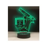 hediye-ci Jandarma Rozetli Led Gece Lambası