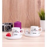 Hediye Dükkanı Kişiye Özel Çiftlere Özel Ikili Concept Türk Kahvesi Fincanı