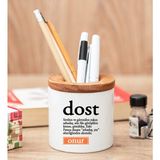 Hediye Dükkanı Kişiye Özel Dost Kelime Anlamı Kalemlik