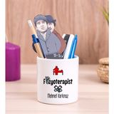 Hediye Dükkanı Kişiye Özel Fizyoterapist Seramik Kalemlik