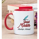 Hediye Dükkanı Kişiye Özel Genel Müdür Kırmızı Kupa