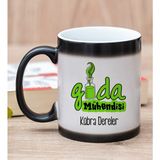 Hediye Dükkanı Kişiye Özel Gıda Mühendisi Sihirli Kupa Bardak