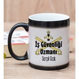 Hediye Dükkanı Kişiye Özel İş Güvenliği Uzmanı Sihirli Kupa Bardak