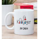 Hediye Dükkanı Kişiye Özel Kimyager Baskılı Beyaz Kupa Bardak