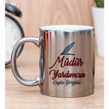 Hediye Dükkanı Kişiye Özel Müdür Yardımcısı Silver Kupa Bardak