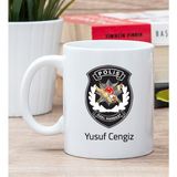 Hediye Dükkanı Kişiye Özel Özel Harekat Polisi Baskılı Beyaz Kupa Bardak