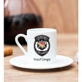 Hediye Dükkanı Kişiye Özel Özel Harekat Polisi Beyaz Türk Kahvesi Fincanı