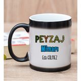 Hediye Dükkanı Kişiye Özel Peyzaj Mimarı Baskılı Sihirli Kupa Bardak