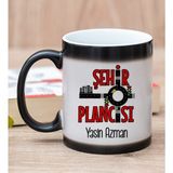 Hediye Dükkanı Kişiye Özel Şehir Plancısı Sihirli Kupa Bardak