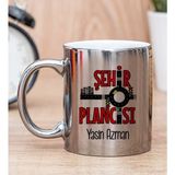 Hediye Dükkanı Kişiye Özel Şehir Plancısı Silver Kupa Bardak