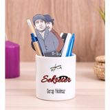 Hediye Dükkanı Kişiye Özel Sekreter Seramik Kalemlik