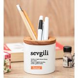 Hediye Dükkanı Kişiye Özel Sevgili Kelime Anlamı Kalemlik