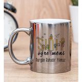 Hediye Dükkanı Kişiye Özel Sınıf Öğretmeni Gümüş Kupa Bardak