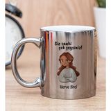 Hediye Dükkanı Kişiye Özel Siz Sanki Çok Şeysiniz Baskılı Silver Kupa Bardak
