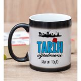 Hediye Dükkanı Kişiye Özel Tarih Öğretmeni Sihirli Kupa Bardak