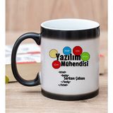 Hediye Dükkanı Kişiye Özel Yazılım Mühendisi Sihirli Kupa Bardak