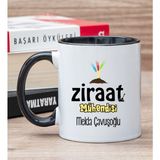 Hediye Dükkanı Kişiye Özel Ziraat Mühendisi Siyah Kupa Bardak