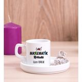 Hediye Dükkanı Matematik Öğretmeni Concept Türk Kahvesi Fincanı