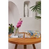 Hediye Kağıdı,Eşya Paketleme: 50 Adet Ebruli Baskılı 17gr.Pelur 24*34CM