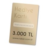 Hediye Kartı 3.000 TL (Basılı)
