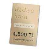 Hediye Kartı 4.500 TL (Basılı)