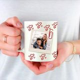 Hediye Kesesi Kişiye Özel Foto Ve Isim Baskılı Seni Seviyorum Sevgili Kupa Hk2509 - Krem