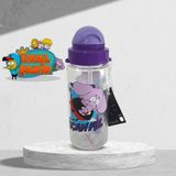 Hediye Kesesi Kral Şakir Desenli Pipetli Tritan Matara 500 cc HK2737 - Mor