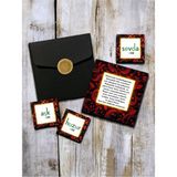 Hediye Kombini Sevgiliye Lüks Mühürlü Zarfta Aşk Mektubu Anlamlı, Romantik Hediye Kartları Aşk Kartpostal 1MKTP1C