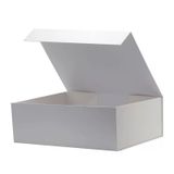 Hediye Kutusu Boş Mıknatıslı Kapak Beyaz 22X17X9.5Cm Home In Joy Beyaz