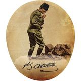 Hediye Labs Atatürk Kocatepe Tasarım Bilek Destekli Mouse Pad