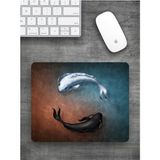 Hediye Labs Japon Balığı Illüstrasyon Desen Baskılı Mouse Pad Bskbzr