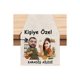 Hediye Molası Kişiye Özel Karikatür Baskılı Çift Tasarımlı Runner, Runer, Sofranıza Zarafet , Masa Örtüsü