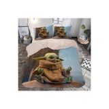 hediye nevresim yoda Baskılı 3d Baskılı Çift Kişilik Nevresim Takımı Çok Renkli 200 x 220