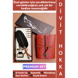 #Hediye Nostaljik Öğretmen Sevgili Eş Nişanlı Arkadaş Babalar Anneler Günü Okul Yıl Sonu Hediyelik Eskitme Deri Defterli
