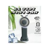 Hediye Ofisi Şarjlı Mini Fan Taşınabilir El Tipi Vantilatör Seyahat/Kamp/Plaj İçin Doğal Soğutucu Pervane