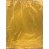 Hediye Paketi İçin Metalize Yapışkanlı Poşet 35X50 CM (100 Adet) Altın