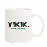 Hediye Rengi İsme Özel Tasarımlı Yıkık Kupa Bardak