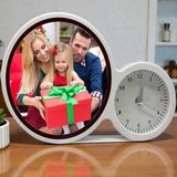 hediye Saatli Sihirli Ayna Led Işıklı Kişiye Özel Fotoğraf Baskılı Fotoğraf Çerçevesi