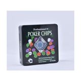 Hediye Sandalı 100 Chip 2 Adet Kart Setli Poker Oyunu