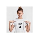 Hediye Sıfır Yaka Tişört Kişiye Özel Baskı Resim Baskılı T-Shirt