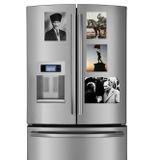 Hediye Vakti Atatürk Resimli Buzdolabı Süsü Magnet 4 Adet 19,5 x 14,5