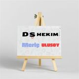 Hediye Vakti Diş Hekimlerine Özel Tasarımlı Iroka Ayaklı Masa Üstü Isimlik