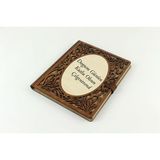 Hediye Vakti Kişiye Özel Ahşap Desenli Akordiyon Defter