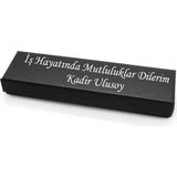 Hediye Vakti Kişiye Özel Altın Kaplama Detaylı Roller Kalem 3283