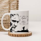 Hediye Vakti Kişiye Özel Atatürk Silüetli İsimli Kupa Bardak