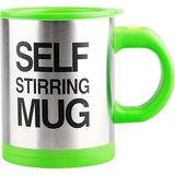 Hediye Vakti Kişiye Özel Kendini Karıştıran Mikser Kupa Termos Bardak Yeşili - Self Stirring Mug